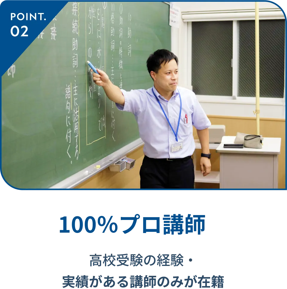 POINT2 100％プロ講師