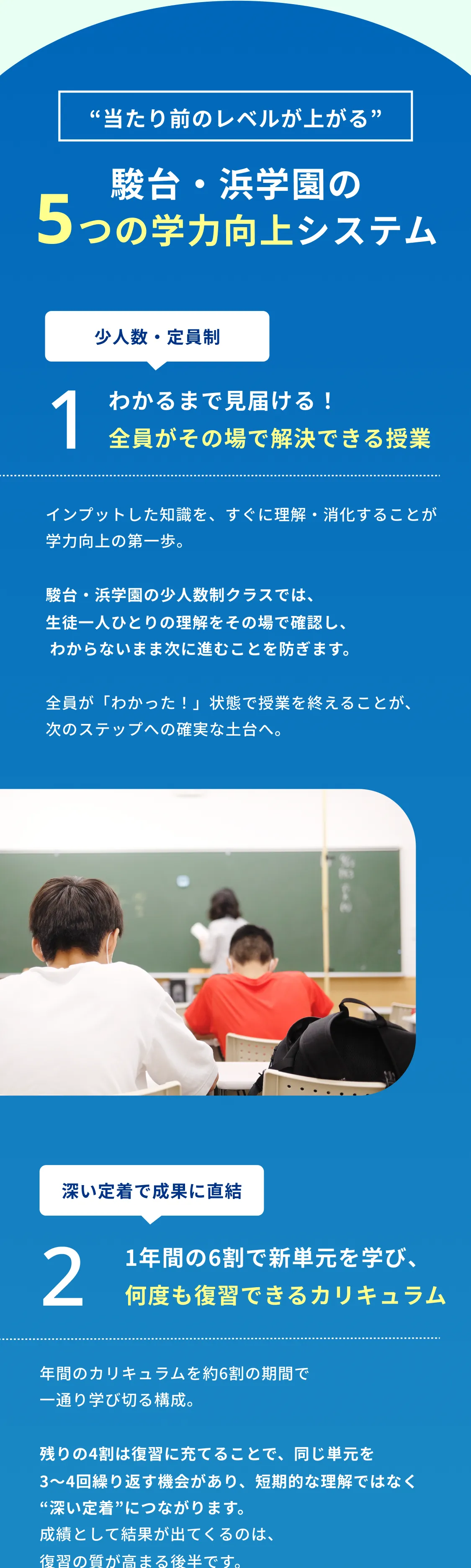 当たり前のレベルが上がる 駿台・浜学園の5つの学力向上システム1